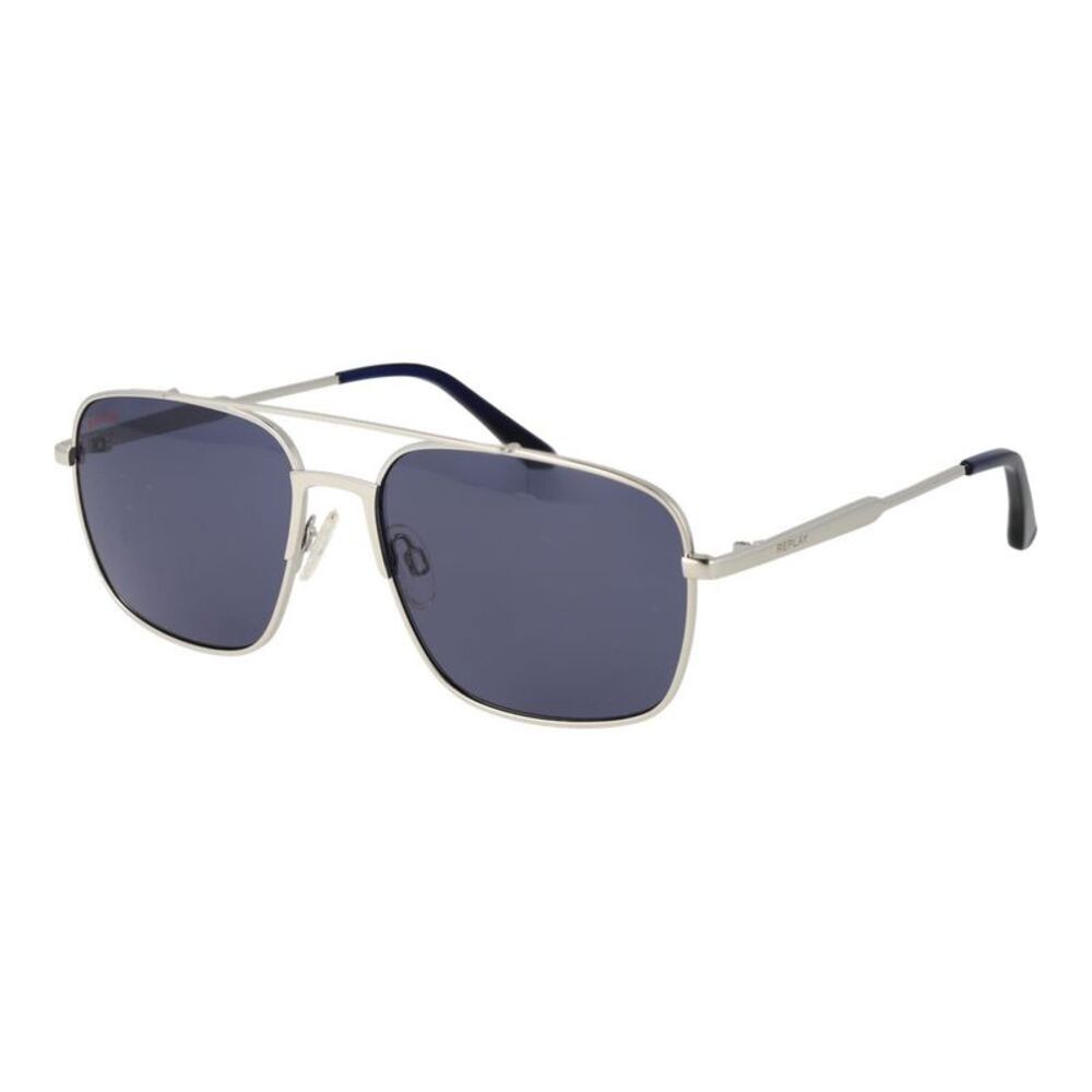 Replay Silver Metal Men's Sunglasses